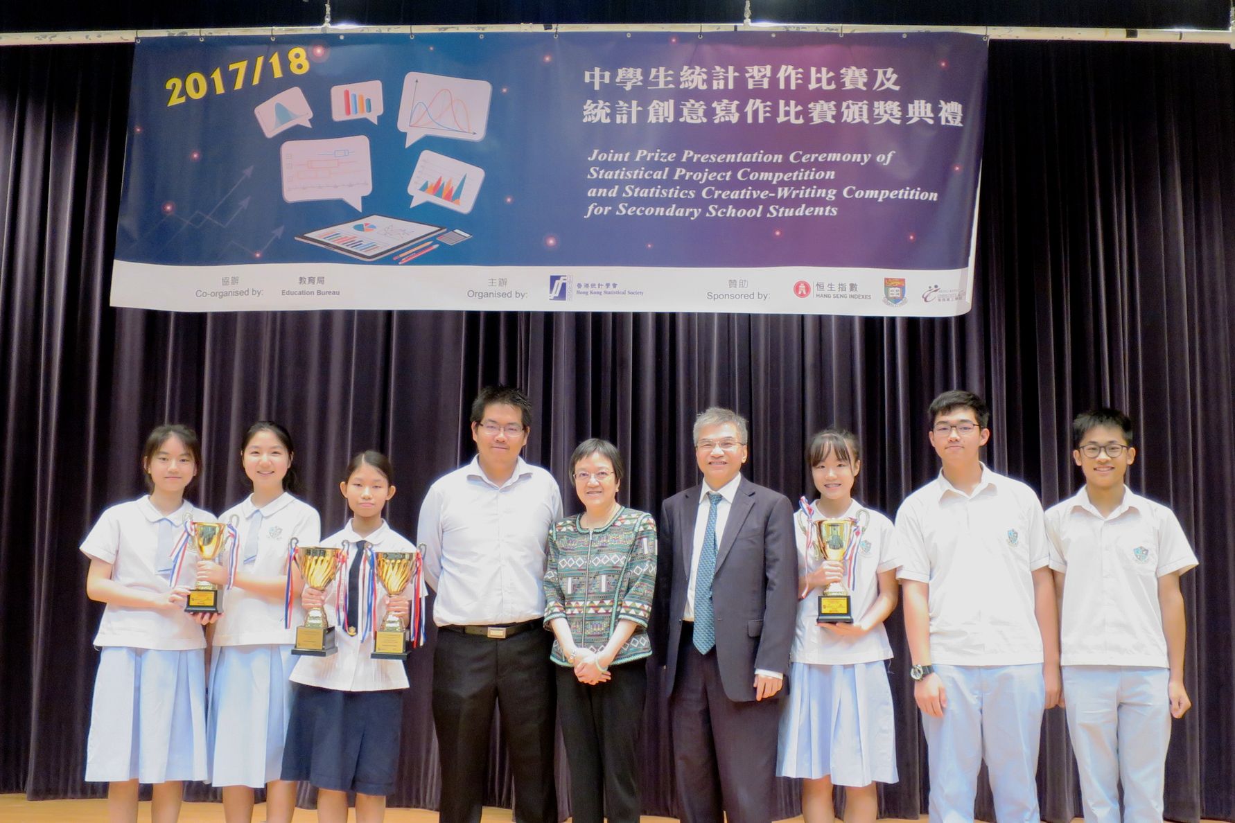 Top Awards in Inter-School Statistics Competitions