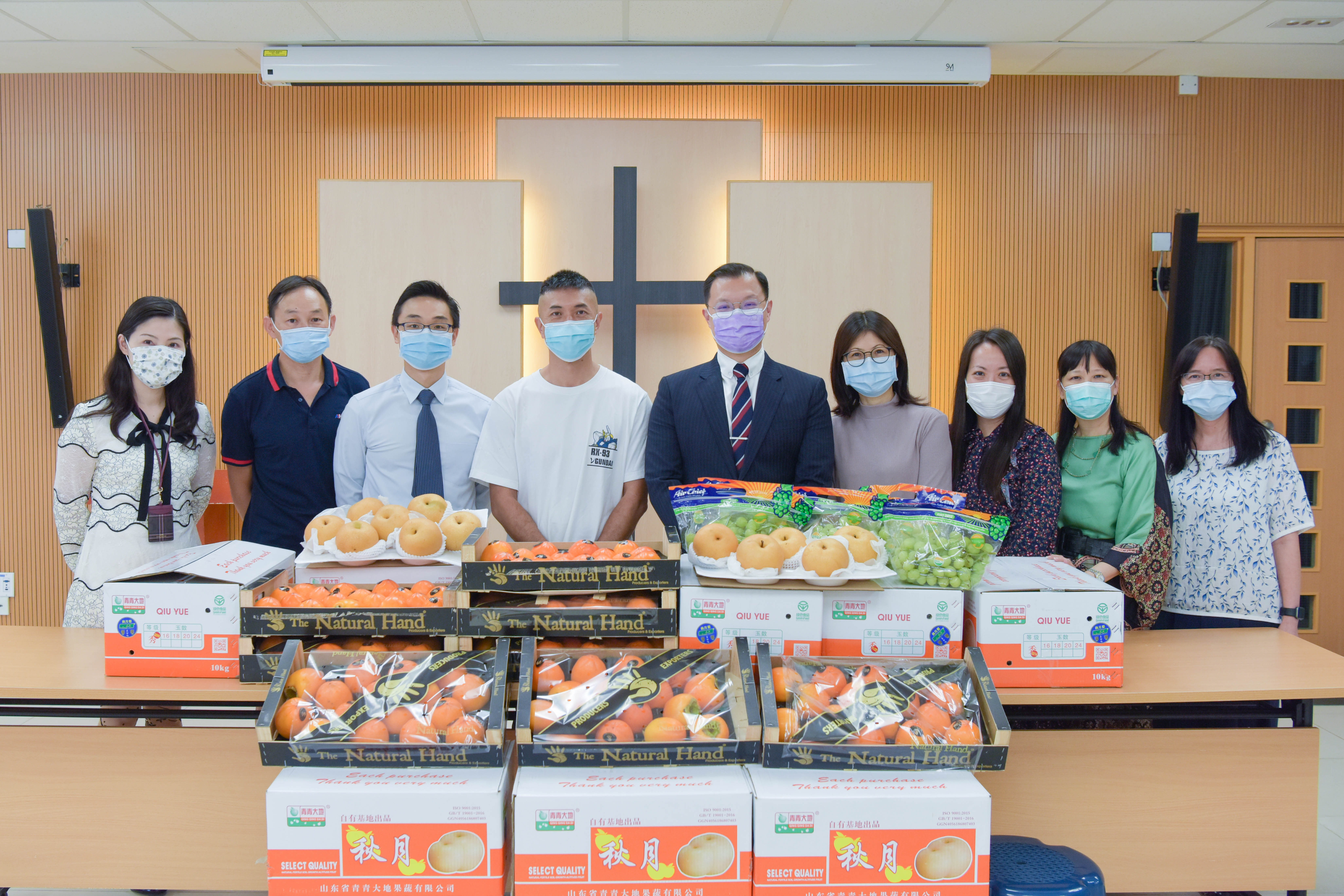 Fruit Gift Boxes from the Parents-teachers Association to Teachers and Staffs