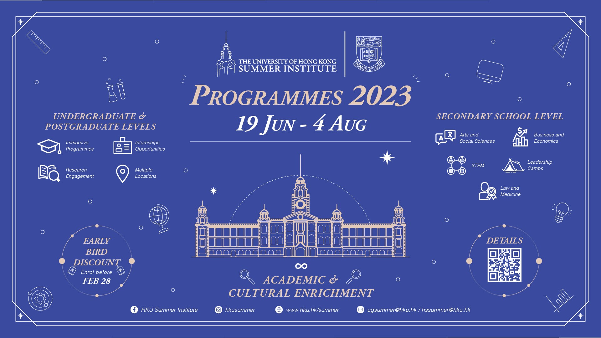 The University of Hong Kong Summer Institute The University of Hong Kong Summer Institute