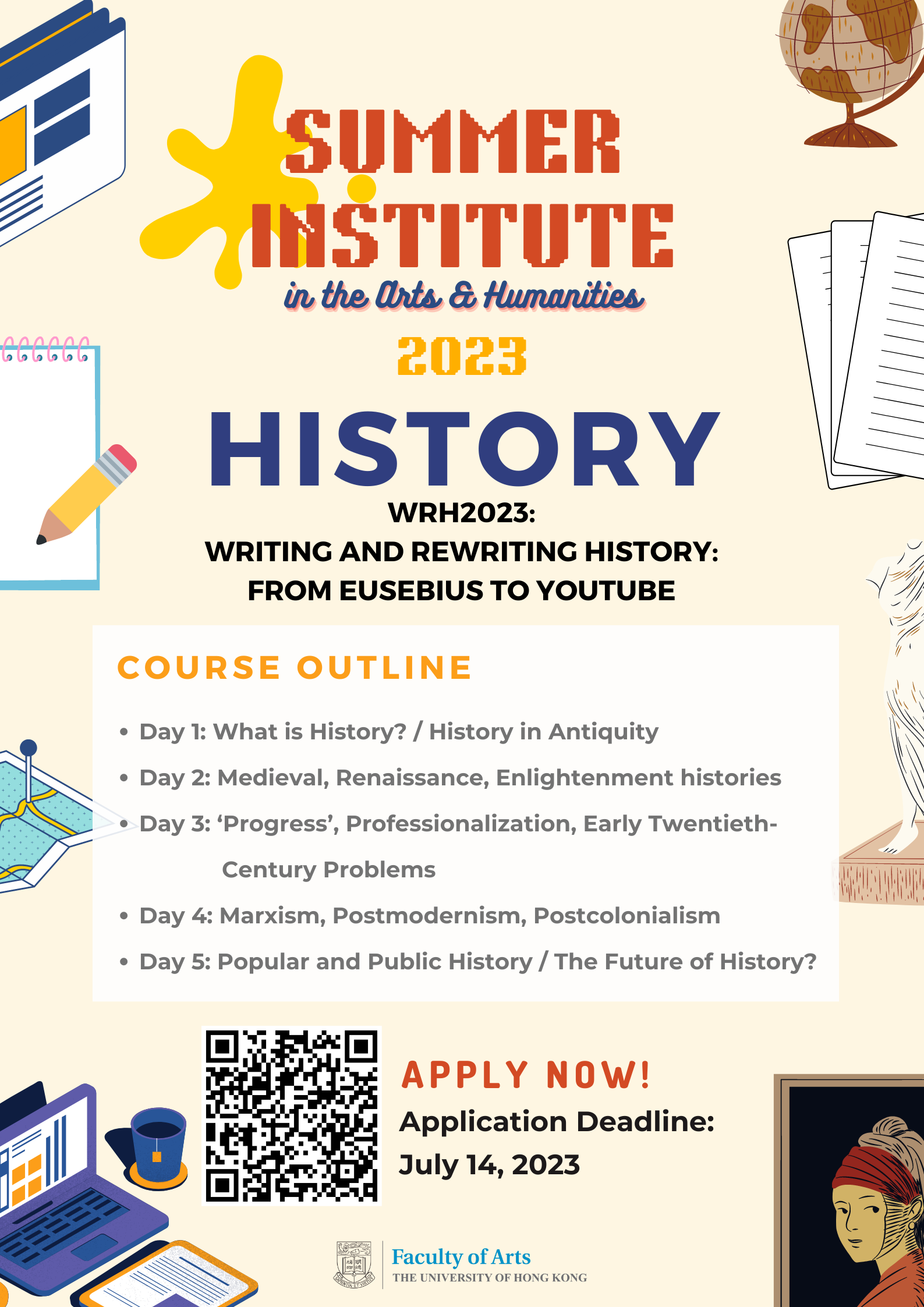 Summer Institute in the Arts and Humanities 2023 of HKU