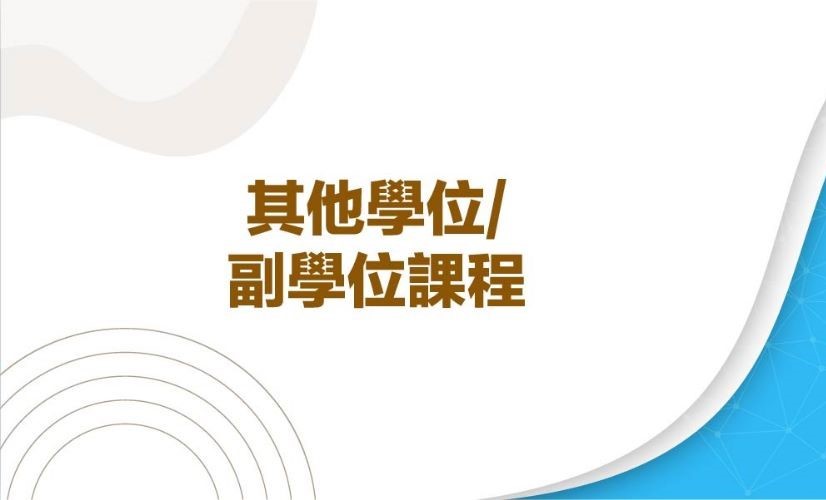 其他學位/副學位課程 其他學位/副學位課程