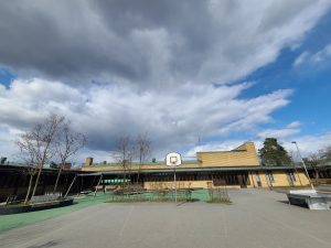 playground of a Catholic school